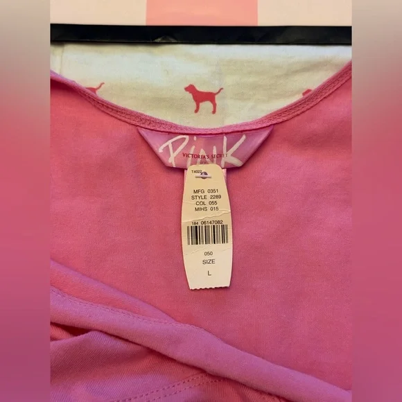 VS PINK VINTAGE Y2K 2005 TANK TOP CAMI CAMISOLE RUFFLE TRIM RARE HTF NWT LG - Picture 5 of 8